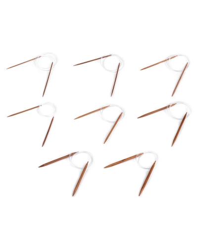 Bambusz körkötőtű 3, 3,5, 4, 4,5, 5, 5,5, 6, 6,5, 7, 8 - 1 db. | Mimib