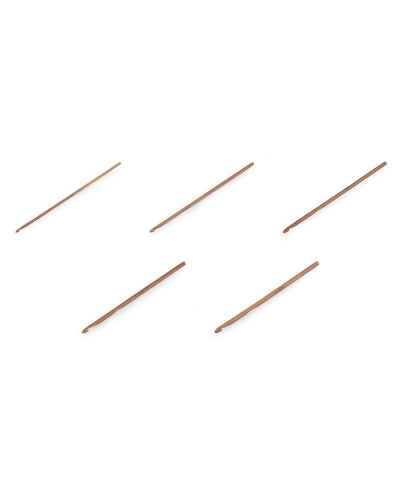 Bambusz horgolótű  3, 4, 4,5, 5, 5,5 - 1 db. | Mimib