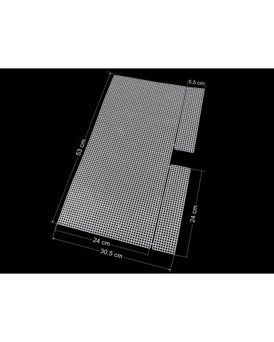 Műanyag hímző kanava / kézitáska Plastic - 1 db. | Mimib