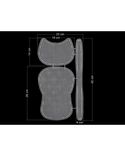 Műanyag hímző kanava / keret táskára - 1 db. | Mimib