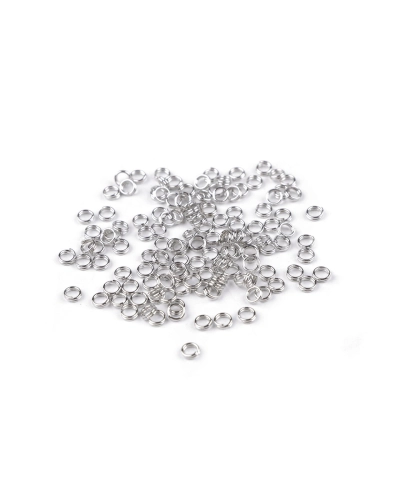 Összekötő karika Ø4 mm dupla - 20 g | Mimib