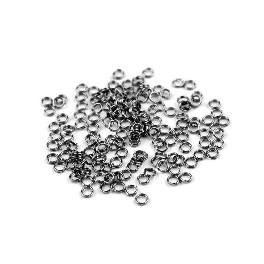Összekötő karika Ø4 mm dupla - 20 g | Mimib