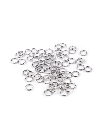 Összekötő karika Ø8 mm dupla - 20 g | Mimib