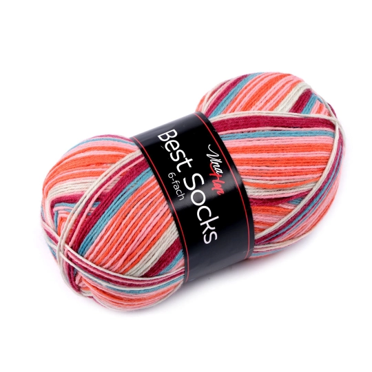 Pletacia priadza Best socks / ponožkovka 150 g - 1 ks | Mimib