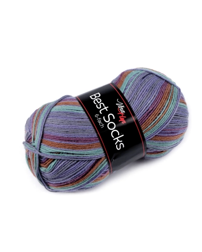 Pletacia priadza Best socks / ponožkovka 150 g - 1 ks | Mimib