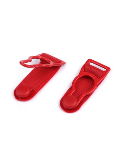 Velvety kovové - podväzkové zapínanie šírka 10 mm - 4 ks | Mimib