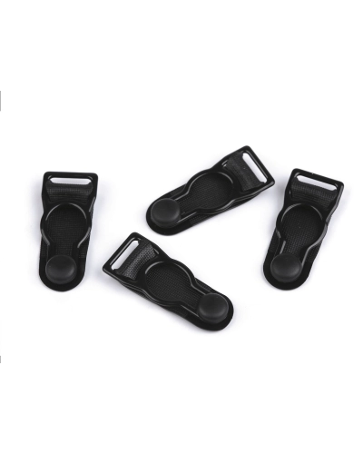 Velvety kovové - podväzkové zapínanie šírka 10 mm - 4 ks | Mimib