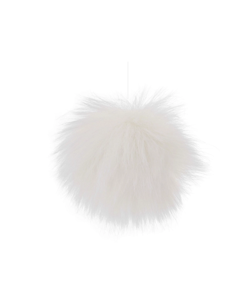 Kožušinový brmbolec s pútkom Ø8 cm - 1 ks | Mimib