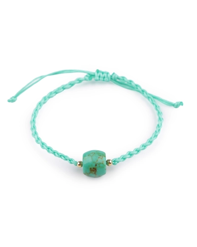 Náramok shamballa s imitáciou minerálu - 1 ks | Mimib