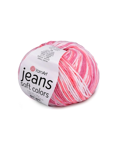 Pletacia priadza Jeans Soft Color 50 g - 1 ks | Mimib