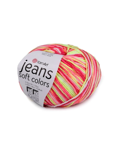 Pletacia priadza Jeans Soft Color 50 g - 1 ks | Mimib