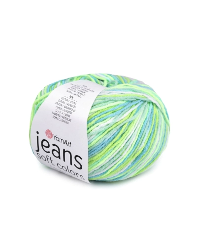Pletacia priadza Jeans Soft Color 50 g - 1 ks | Mimib