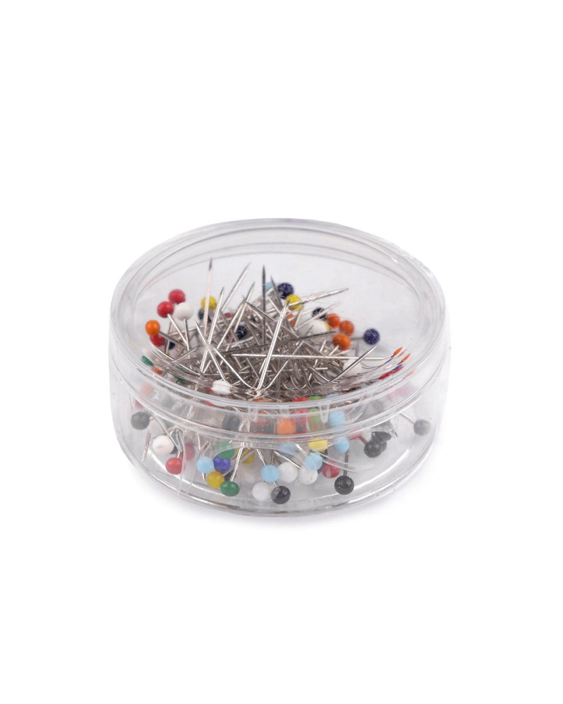 Üvegfejű gombostű 32 mm - 1 box | Mimib