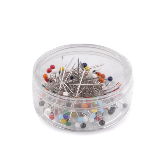 Üvegfejű gombostű 32 mm - 1 box | Mimib