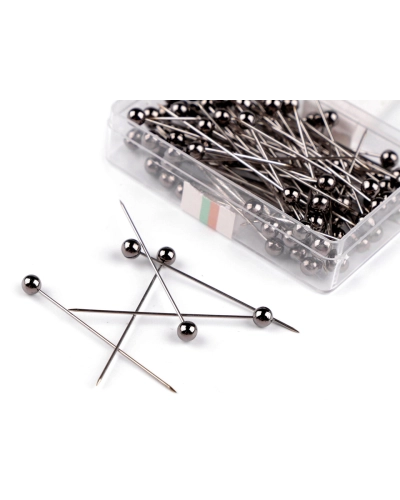 Gombostű, dekorgombostű 38 mm nemesacél - 4 box | Mimib
