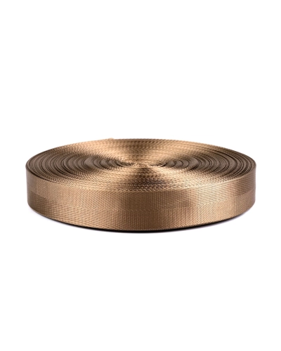 Sima kétoldalas heveder fényes 38 mm - 1 m | Mimib