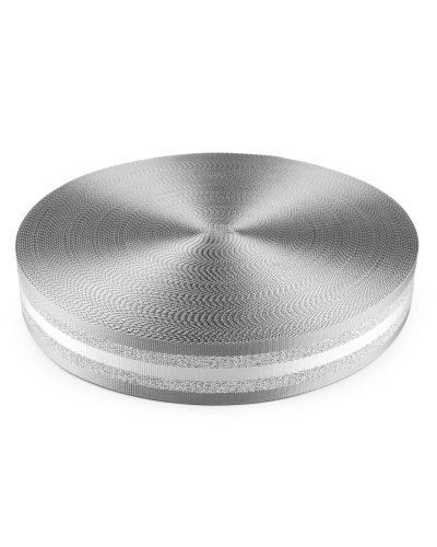 Sima kétoldalas pánt lurexel szélessége 50 mm - 1 m | Mimib