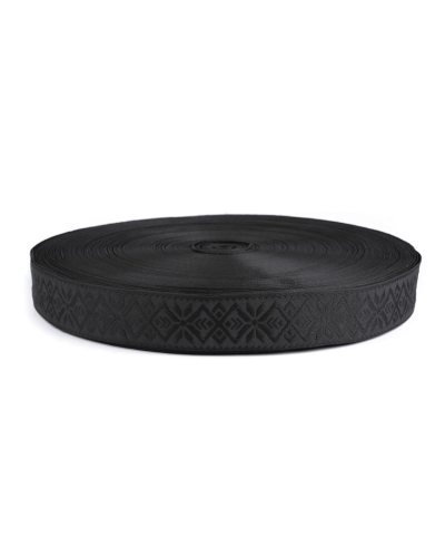 Popruh s výšivkou šírka 48 mm - 1 m