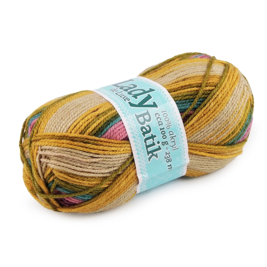 Köztőfonal Lady Batik de Luxe 100 g - 1 db. | Mimib
