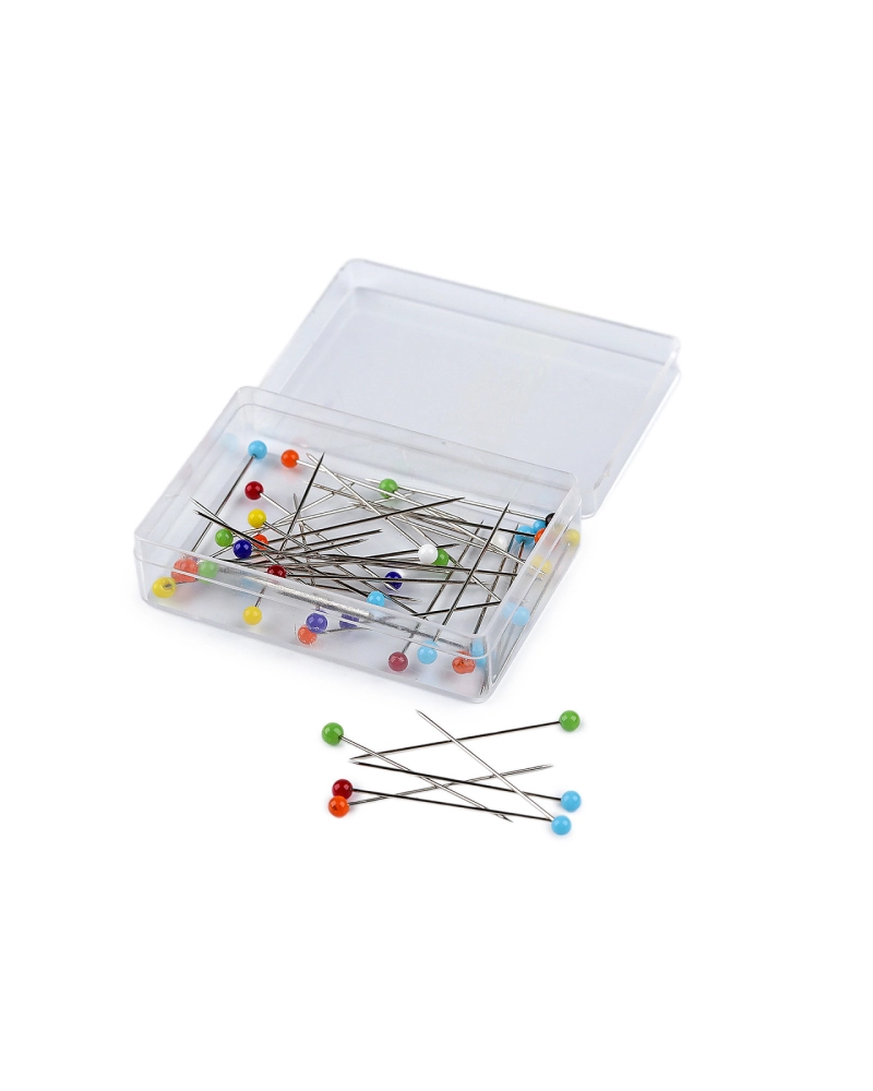Üvegfejű gombostű 32-38 mm - 1 box | Mimib
