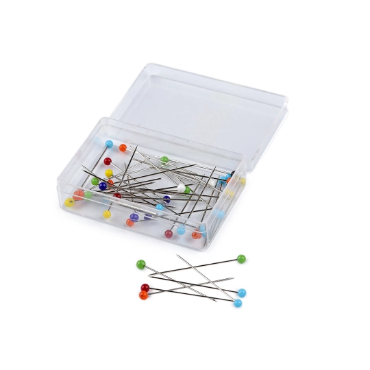 Üvegfejű gombostű 32-38 mm - 1 box | Mimib