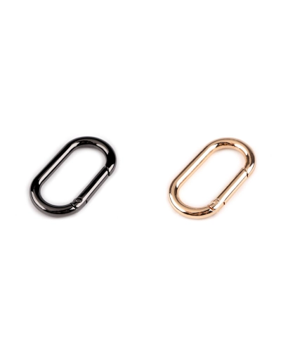 Karabiner ováis bújtató 34 mm - 1 db. | Mimib