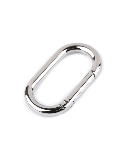Karabiner ováis bújtató 34 mm - 1 db. | Mimib