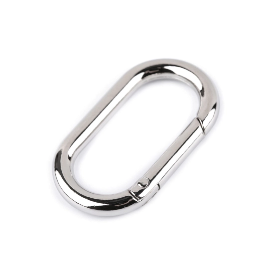 Karabiner ováis bújtató 34 mm - 1 db. | Mimib