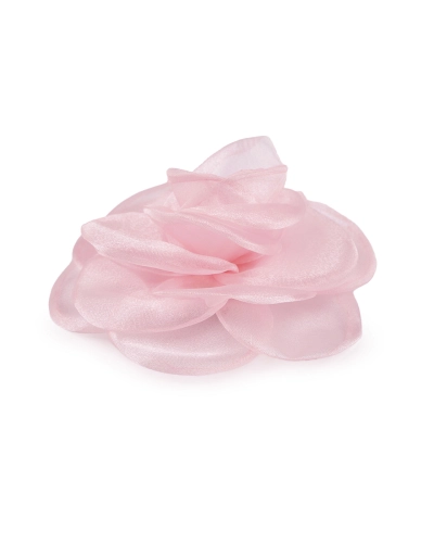 Bross / hajdísz organza virág Ø10,5 cm - 1 db. | Mimib