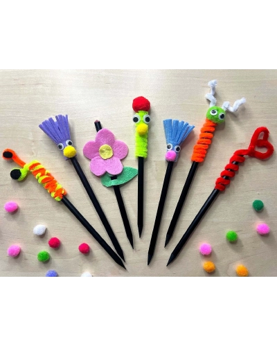 Színes zsenília golyó vegyes színek Ø20 mm pom pom - 1 zacskó | Mimib