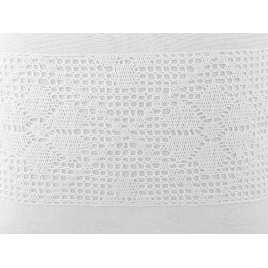 Párnahuzat pálcás csipkével 45x45 cm - 2 db. | Mimib