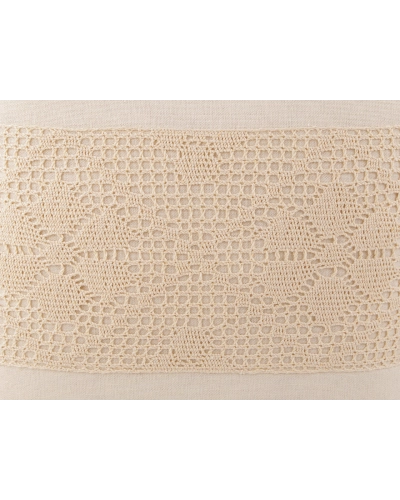 Párnahuzat pálcás csipkével 45x45 cm - 2 db. | Mimib
