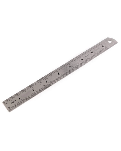 Fém vonalzó hossza 20 cm - 1 db. | Mimib