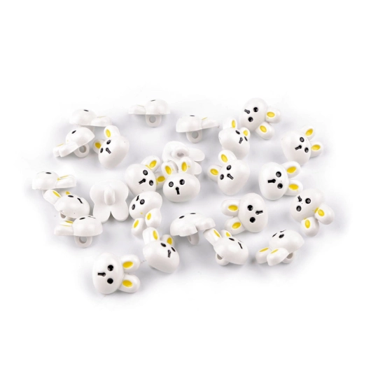 Gombík detský zajac, medvedík, panda - 25 ks | Mimib