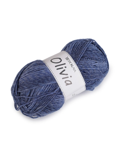 Pletacia priadza Olivia melírovaná 100 g - 1 ks | Mimib