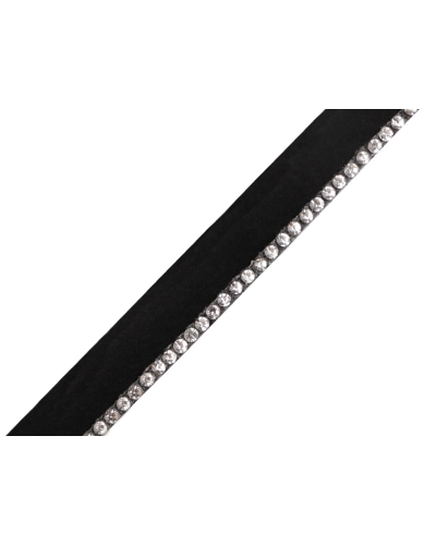 Paszpól szalag üveg kövekkel 10 mm - 1 m | Mimib