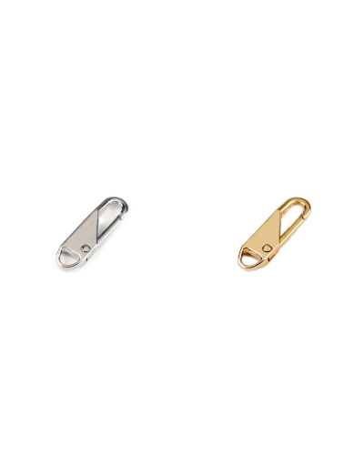 Fém karabiner / tartalék cipzár húzóka - 3 db. | Mimib