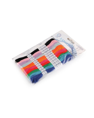 Hímzőfonal típusú mouline készlet 12 db/8 m - 12 db. | Mimib