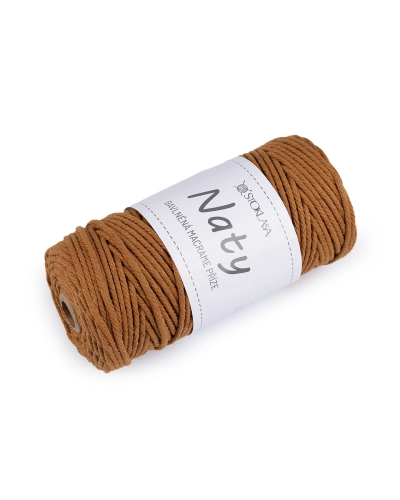 Pamut kötő fonal  macrame Naty Ø3 mm szálak szétfésülhető - 1 db. | Mimib