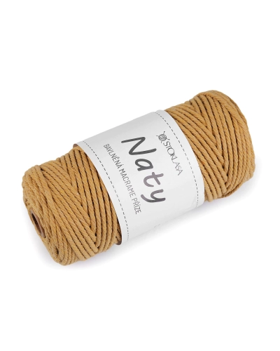 Pamut kötő fonal  macrame Naty Ø3 mm szálak szétfésülhető - 1 db. | Mimib