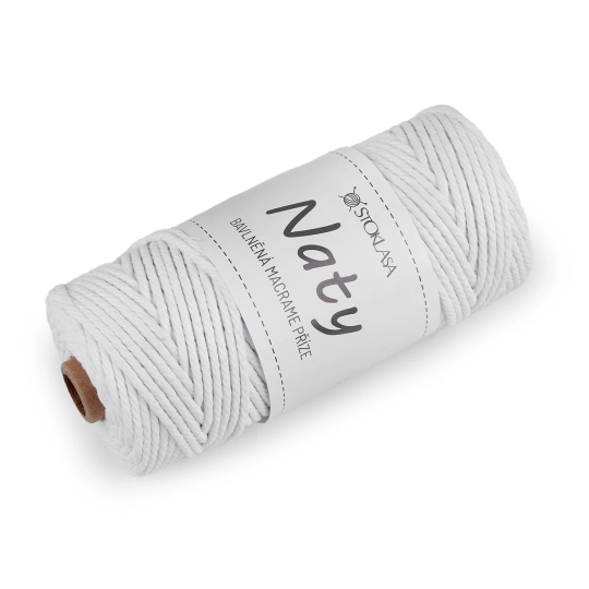 Pamut kötő fonal  macrame Naty Ø3 mm szálak szétfésülhető - 1 db. | Mimib