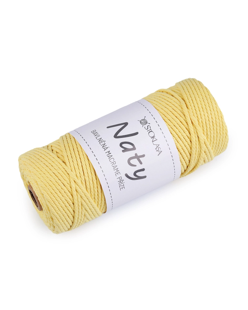 Pamut kötő fonal  macrame Naty Ø3 mm szálak szétfésülhető - 1 db. | Mimib