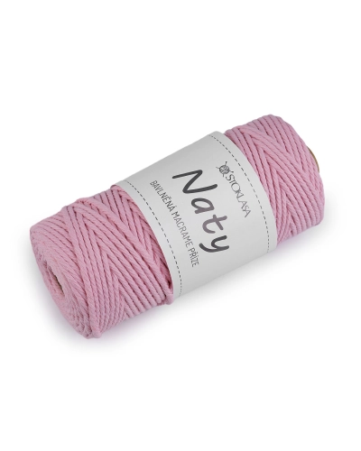 Pamut kötő fonal  macrame Naty Ø3 mm szálak szétfésülhető - 1 db. | Mimib