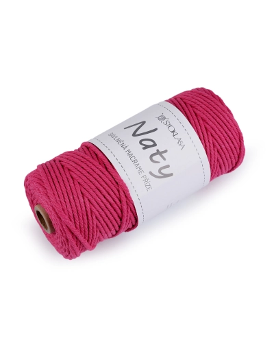 Pamut kötő fonal  macrame Naty Ø3 mm szálak szétfésülhető - 1 db. | Mimib