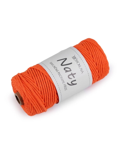 Pamut kötő fonal  macrame Naty Ø3 mm szálak szétfésülhető - 1 db. | Mimib
