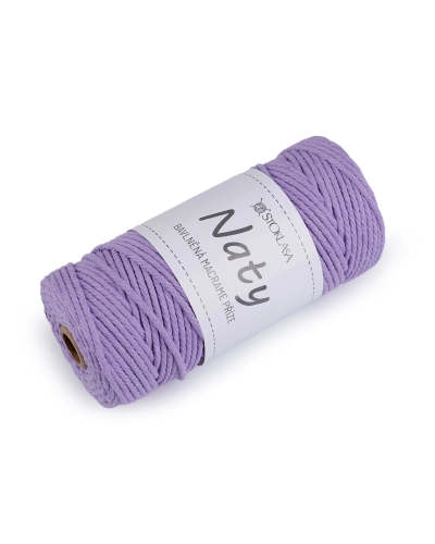 Pamut kötő fonal  macrame Naty Ø3 mm szálak szétfésülhető - 1 db. | Mimib