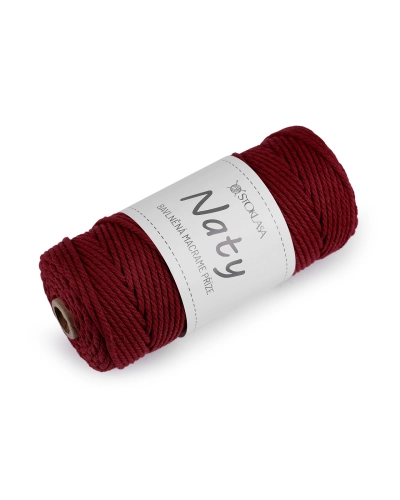 Pamut kötő fonal  macrame Naty Ø3 mm szálak szétfésülhető - 1 db. | Mimib