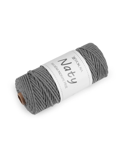 Pamut kötő fonal  macrame Naty Ø3 mm szálak szétfésülhető - 1 db. | Mimib