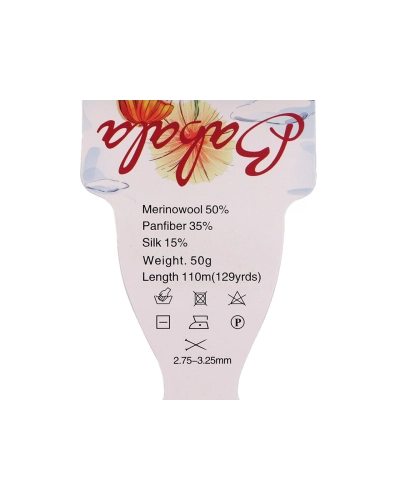 Gyapjú kötőfonal, selyem fonal Babala 50 g - 1 db. | Mimib