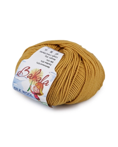 Gyapjú kötőfonal, selyem fonal Babala 50 g - 1 db. | Mimib